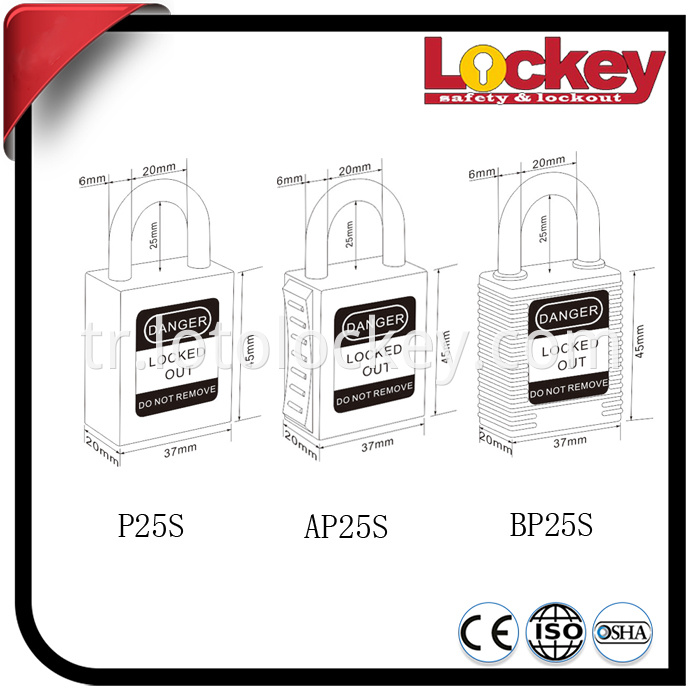 Short Shackle Safety Lockout Padlock